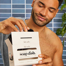 Load image into Gallery viewer, Self-Draining Soap Dish - Black