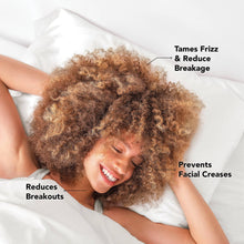 Load image into Gallery viewer, Satin Pillowcase - Ivory