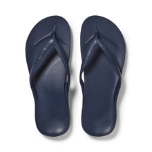 Load image into Gallery viewer, Arch Support Flip Flops- Navy