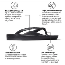Load image into Gallery viewer, Arch Support Flip Flops- Brown
