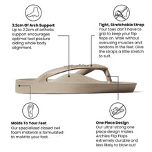 Load image into Gallery viewer, Arch Support Flip Flops- Taupe