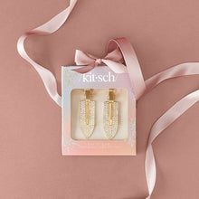 Load image into Gallery viewer, Holiday Gift of Glam Creaseless Clips 2pc Set - Rhinestone