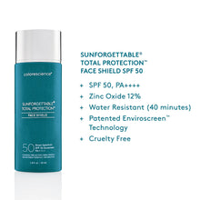 Load image into Gallery viewer, Sunforgettable® Total Protection® Face Shield Original SPF 50