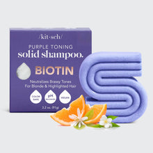 Load image into Gallery viewer, Purple Toning Solid Shampoo Bar