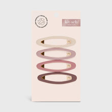 Load image into Gallery viewer, Flat Lay Claw Clip 3pc Flat - Matte Terracotta