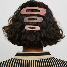 Load image into Gallery viewer, Flat Lay Claw Clip 3pc Flat - Ultra Glossy Terracotta