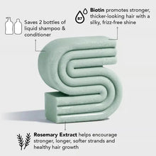 Load image into Gallery viewer, Rosemary & Biotin Volumizing Solid Shampoo