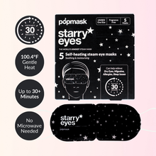 Load image into Gallery viewer, Starry Eyes Self-Warming Eye Masks
