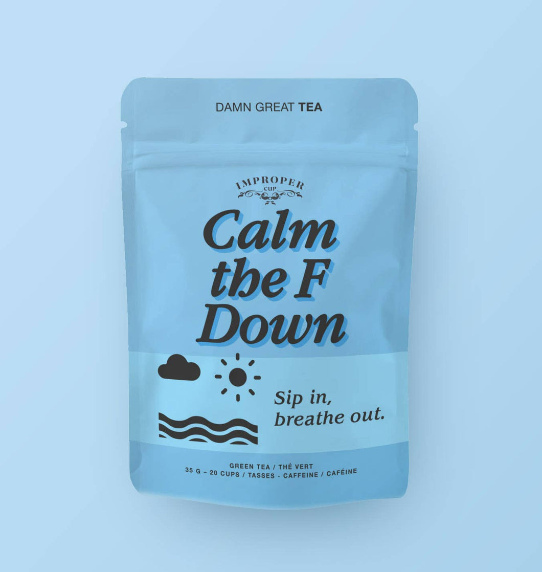 Calm the F Down Green Tea