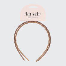 Load image into Gallery viewer, Recycled Plastic Zig Zag Headband 2pc - Neutral
