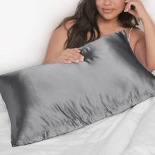 Load image into Gallery viewer, Satin King Pillowcase - Charcoal
