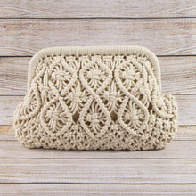 Load image into Gallery viewer, Macrame Diamond Weave Clutch Bag
