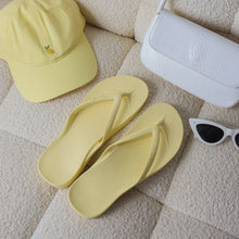 Load image into Gallery viewer, Arch Support Flip Flops- Lemon
