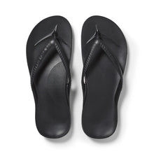 Load image into Gallery viewer, Arch Support Flip Flops- Black
