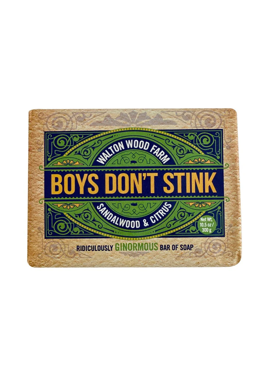 BOY'S DON'T STINK SOAP -SANDALWOOD AND CITRUS 10.5 OZ