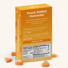 Load image into Gallery viewer, Peach Bellini Gummies, Chewy Candies, Alcohol-Free
