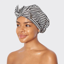 Load image into Gallery viewer, Luxury Shower Cap - Stripes
