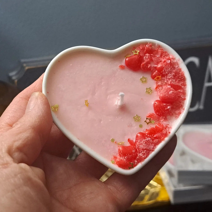 Valentine Heart Candle- Small