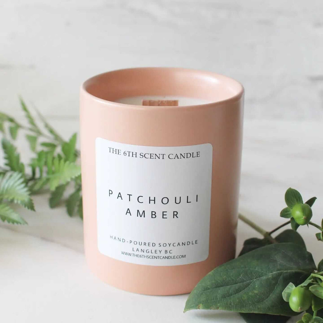 PATCHOULI AMBER SOY CANDLE