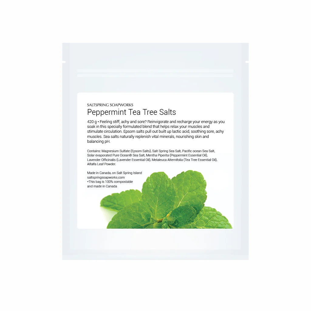 Peppermint Tea Tree Bath Salts