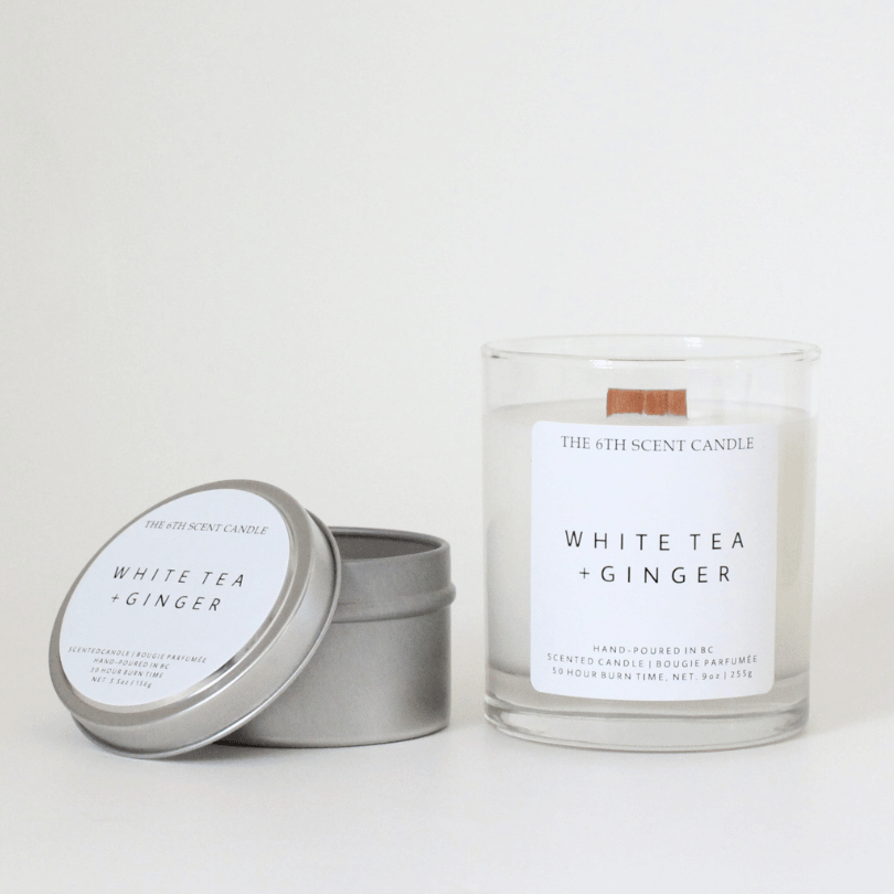 WHITE TEA GINGER SOY CANDLE