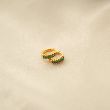 Load image into Gallery viewer, Julia Earrings - Emerald
