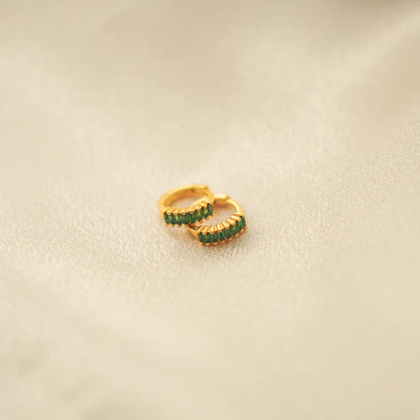 Julia Earrings - Emerald