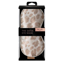 Load image into Gallery viewer, Satin Sleep Eye Mask - Leopard
