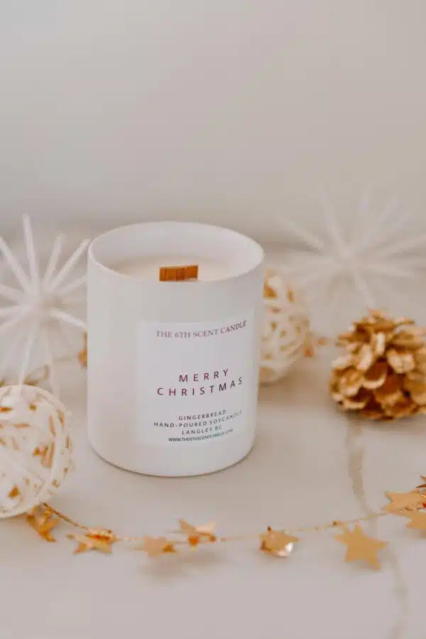 MERRY CHRISTMAS HOLIDAY SOY CANDLE