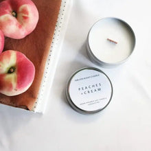 Load image into Gallery viewer, PEACHES &amp; CREAM SOY CANDLE
